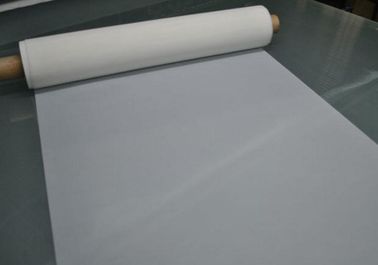 चीन टी शर्ट मुद्रण के लिए सफेद उच्च तनाव पॉलिएस्टर स्क्रीन प्रिंटिंग जाल कपड़ा आपूर्तिकर्ता