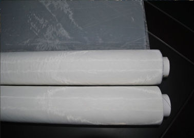 White / Yellow Polyester Filter Fabric Plain Weave For Food Industry , Size Customized