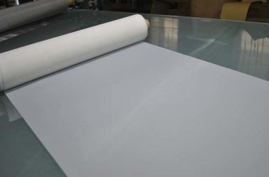 100% Polyester Mesh Screen Fabric , Polyester Screen Printing Mesh Smooth Surface