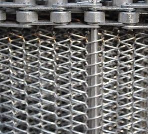 उच्च शक्ति फ्लैट फ्लेक्स सर्पिल कन्वेयर बेल्ट स्टेनलेस स्टील धोने के लिए आसान
