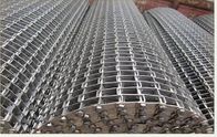 Staininless Steel Flat Wire Conveyor Belt For Heavy Machinery Alkali Resistance